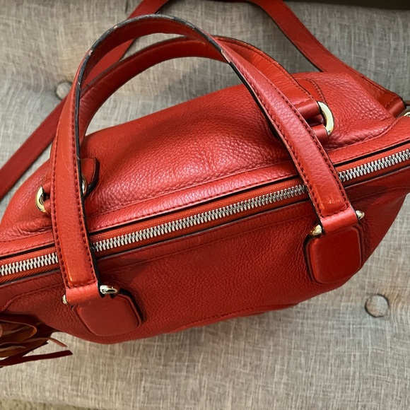 Gucci Soho Tassel Red Shoulder Bag - Picture 10 of 11